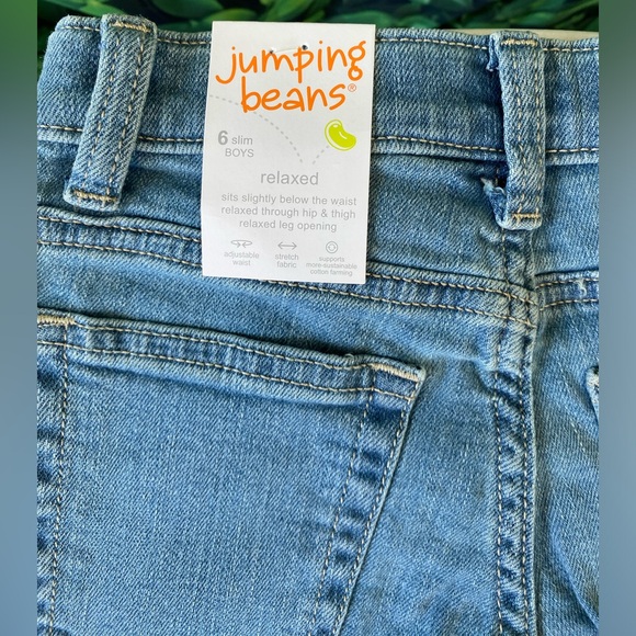 Jumping Bean Blue Jeans Boys 6 slim NWT - Picture 2 of 7